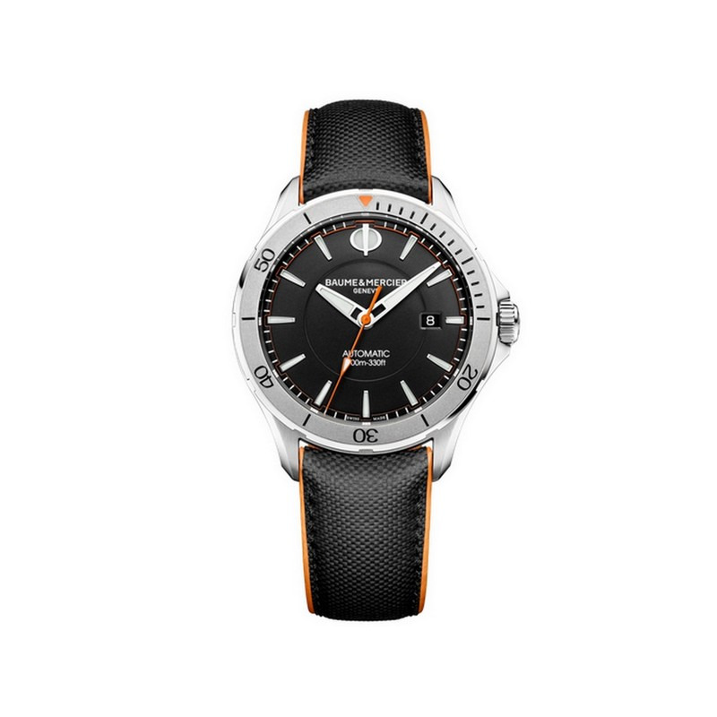 Baume & Mercier Clifton black dial steel | Relojería Alemana